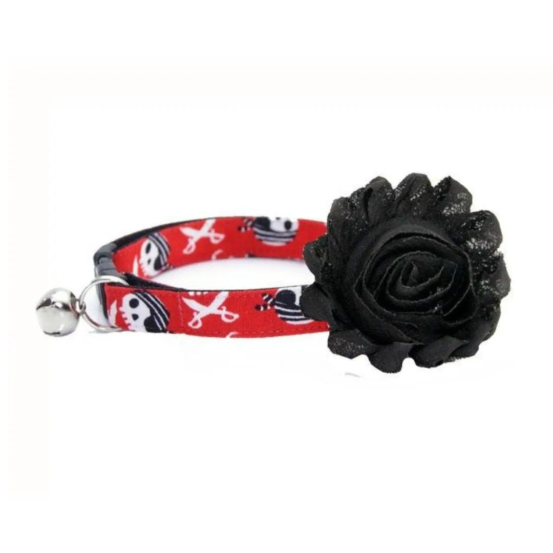 Pet Collar - Pirate Swashbuckler Skulls