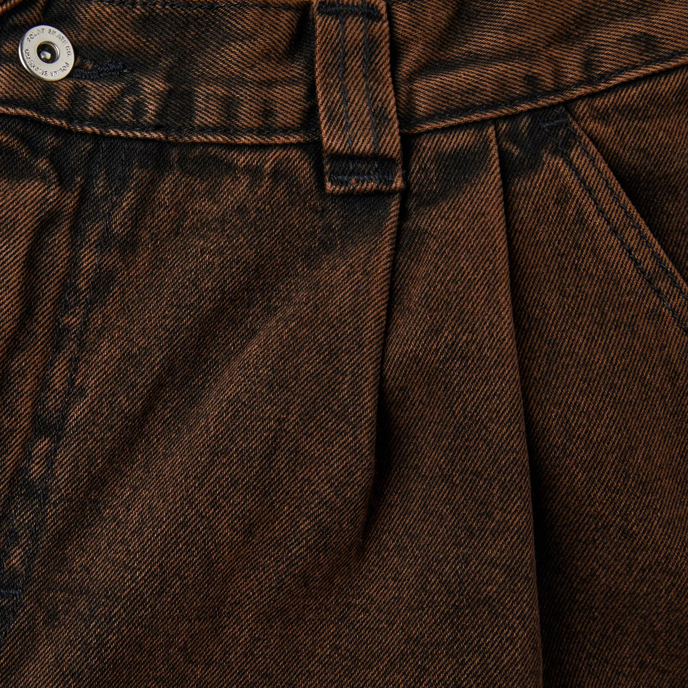 Polar Skate Co Grund Chinos - Brown Black