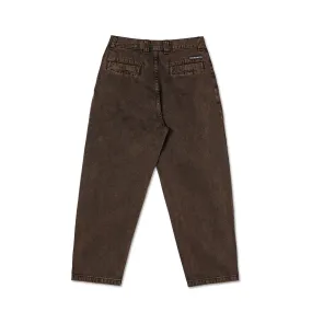 Polar Skate Co Grund Chinos - Brown Black