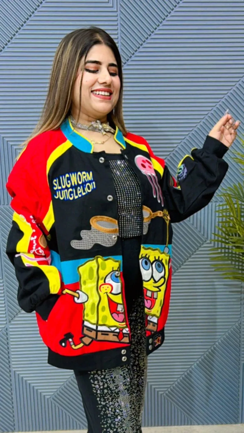 Premium Heavy Quality Jacket With Embroidery Work GGR758