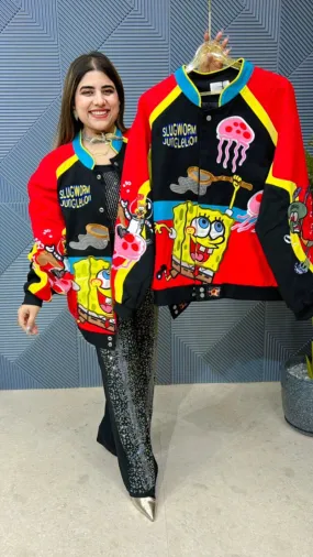 Premium Heavy Quality Jacket With Embroidery Work GGR758