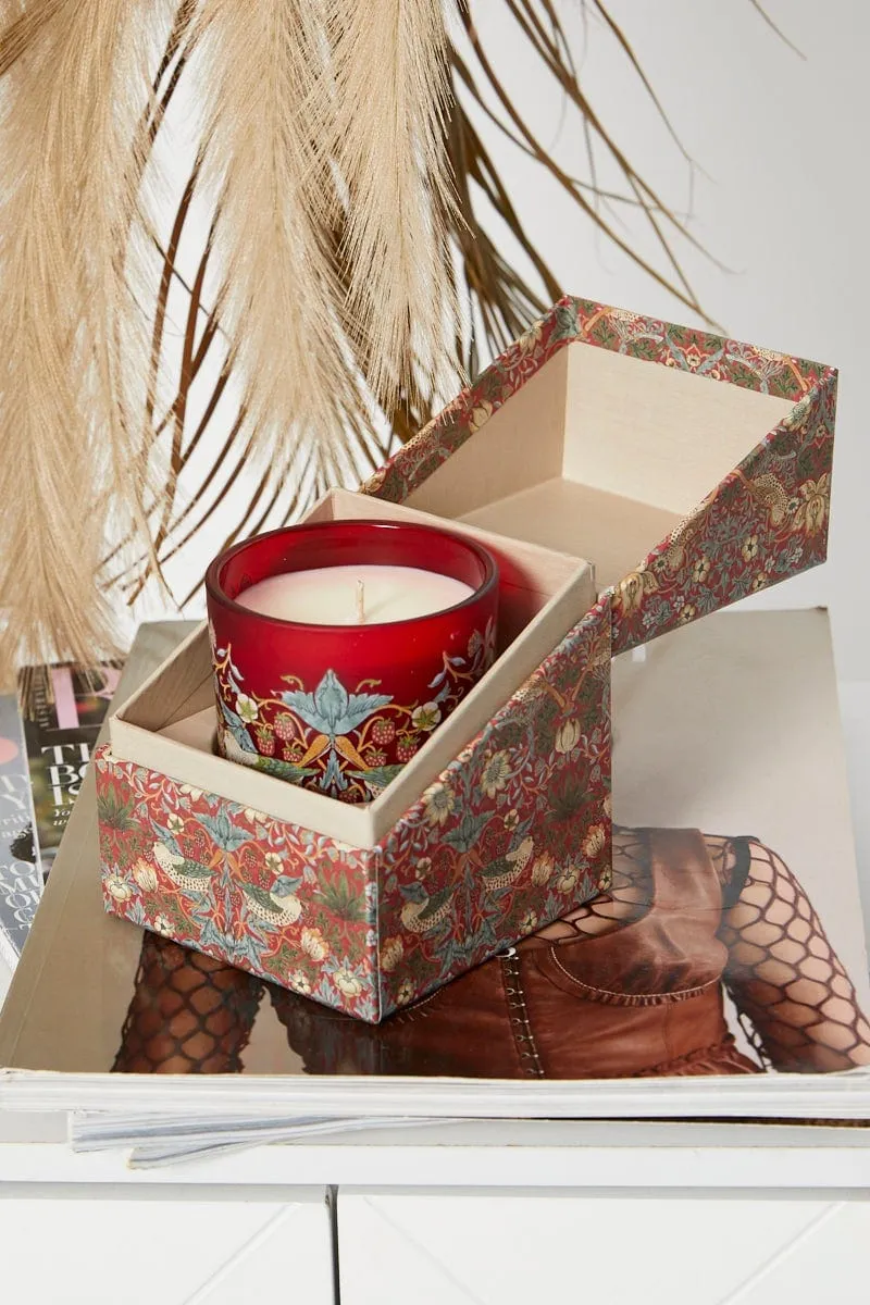 Print Morris Strawberry Thief Scented 240G Candle
