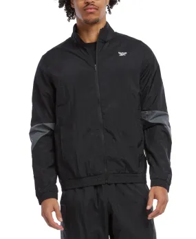 Reebok Mens Regular fit Track Jacket Coat Medium Black Solid