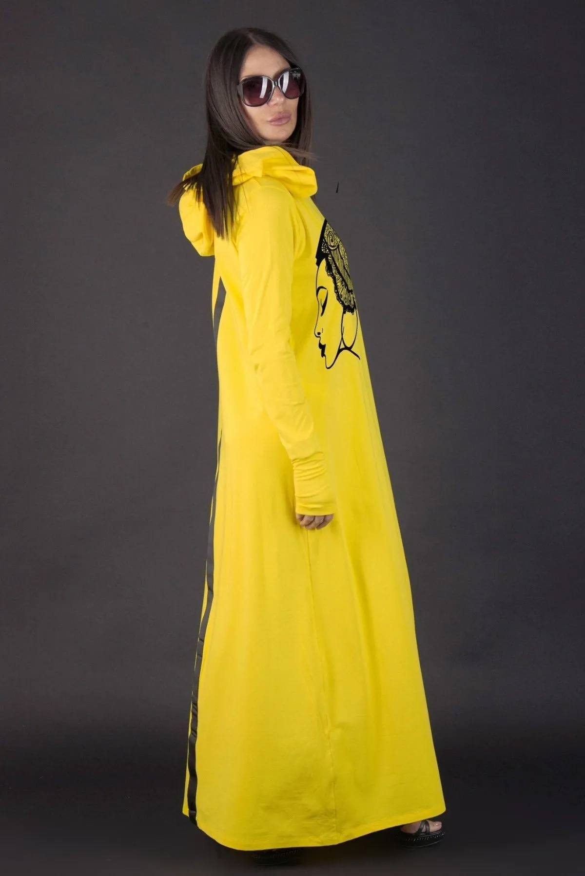 REMY Long Hooded Dress
