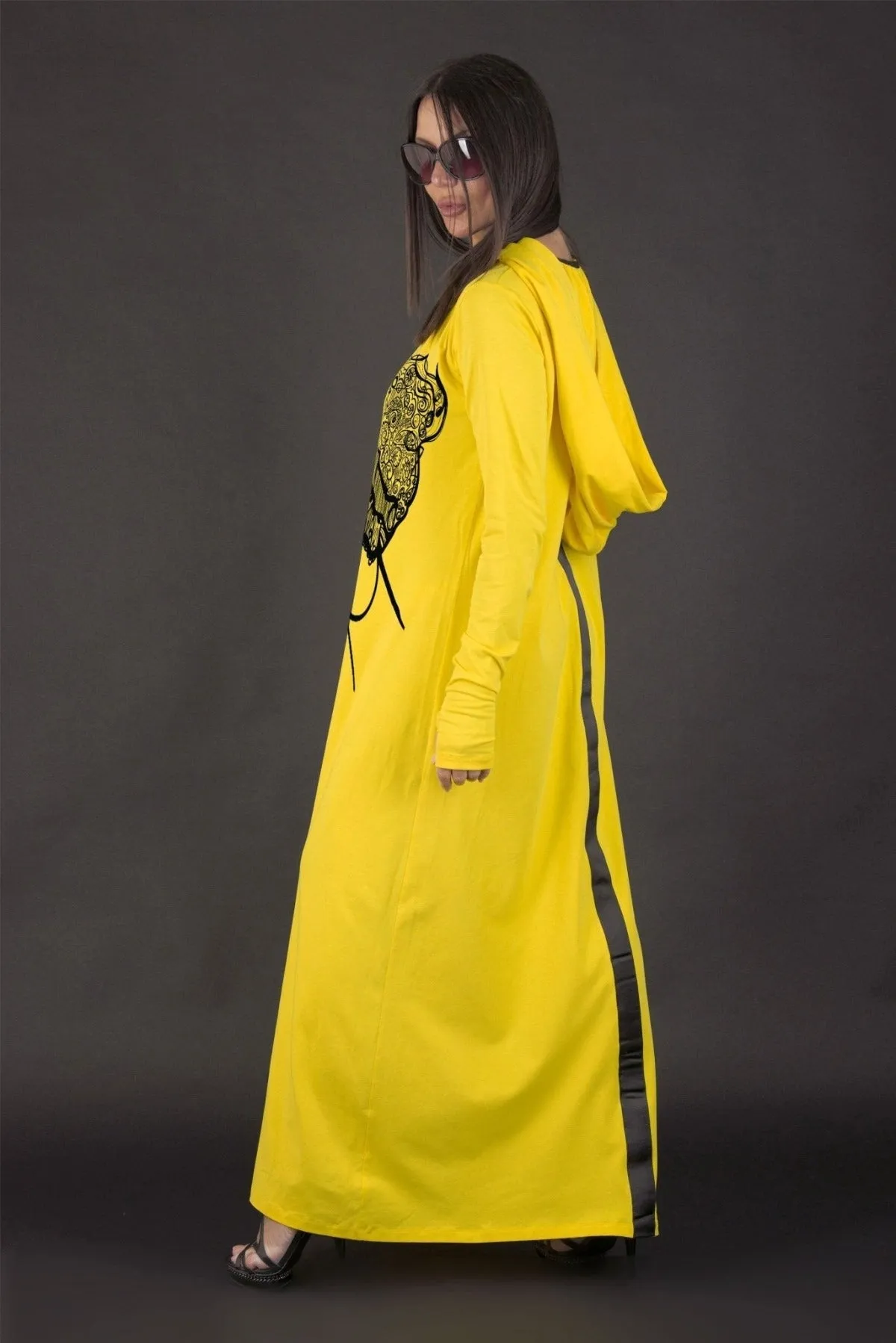 REMY Long Hooded Dress