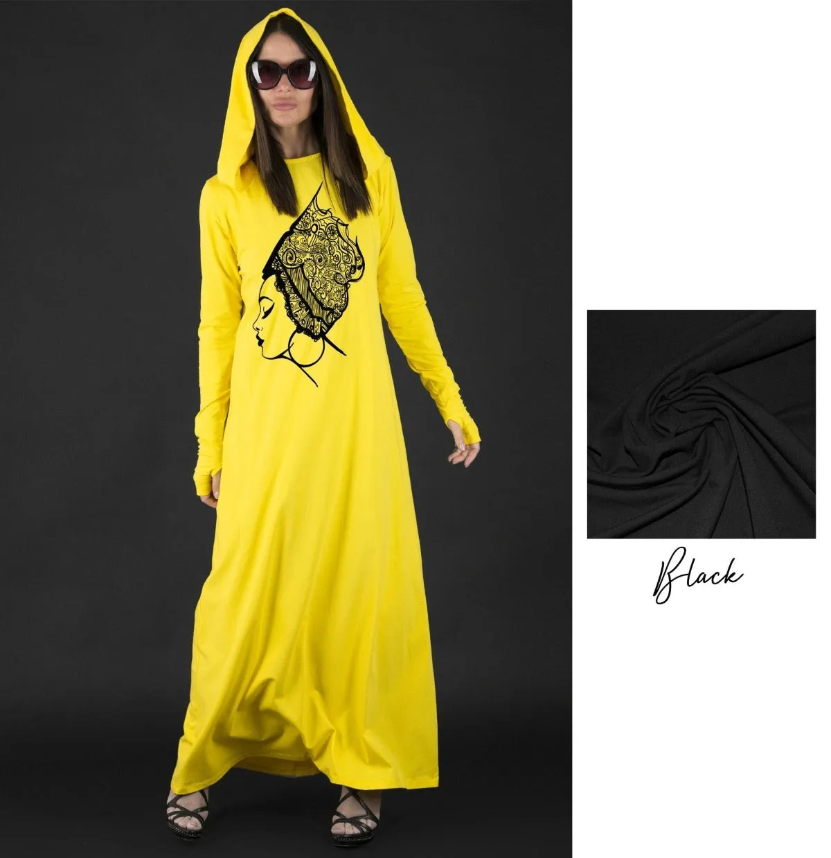 REMY Long Hooded Dress