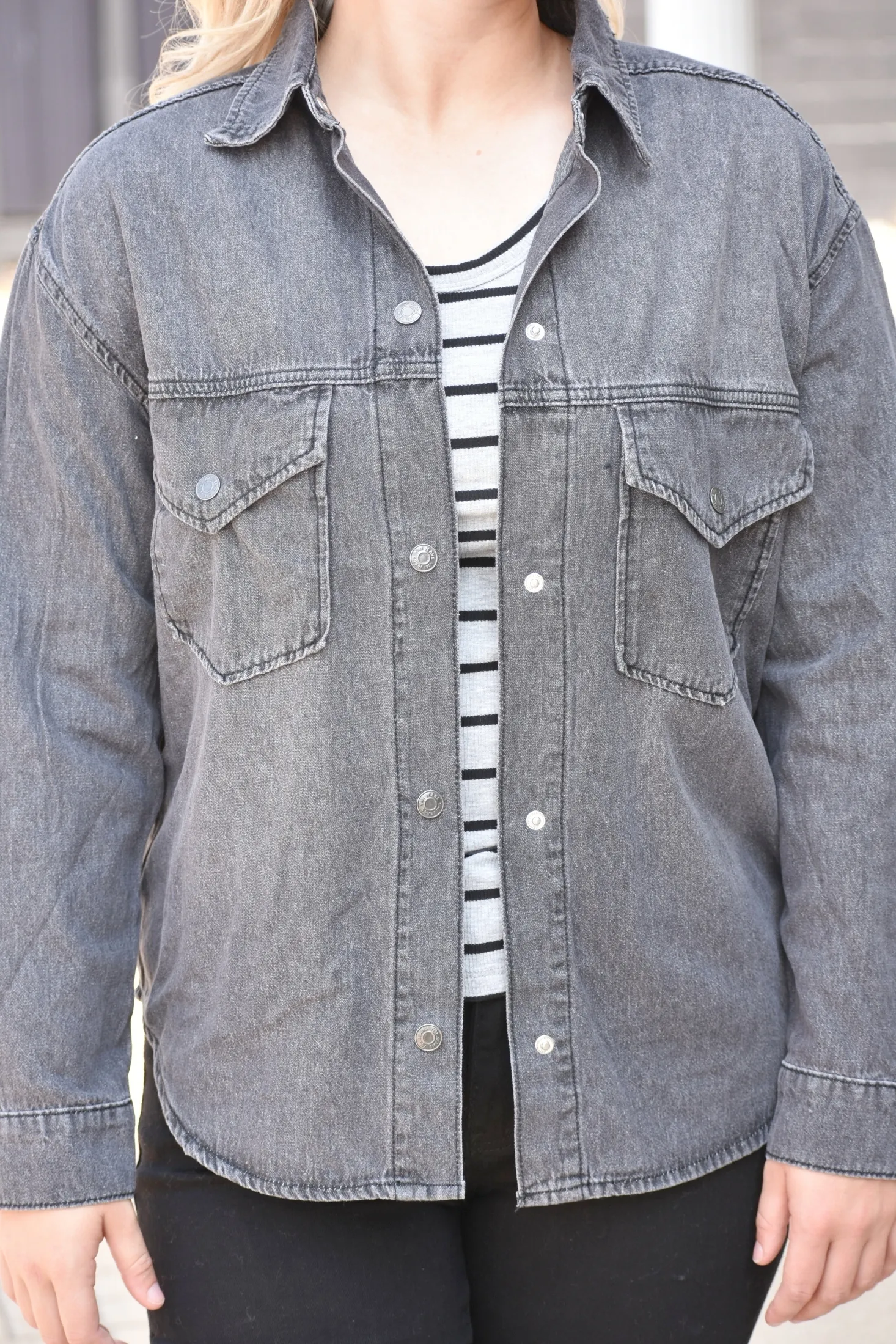 Riga Oversized Denim Shacket
