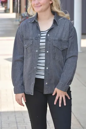 Riga Oversized Denim Shacket