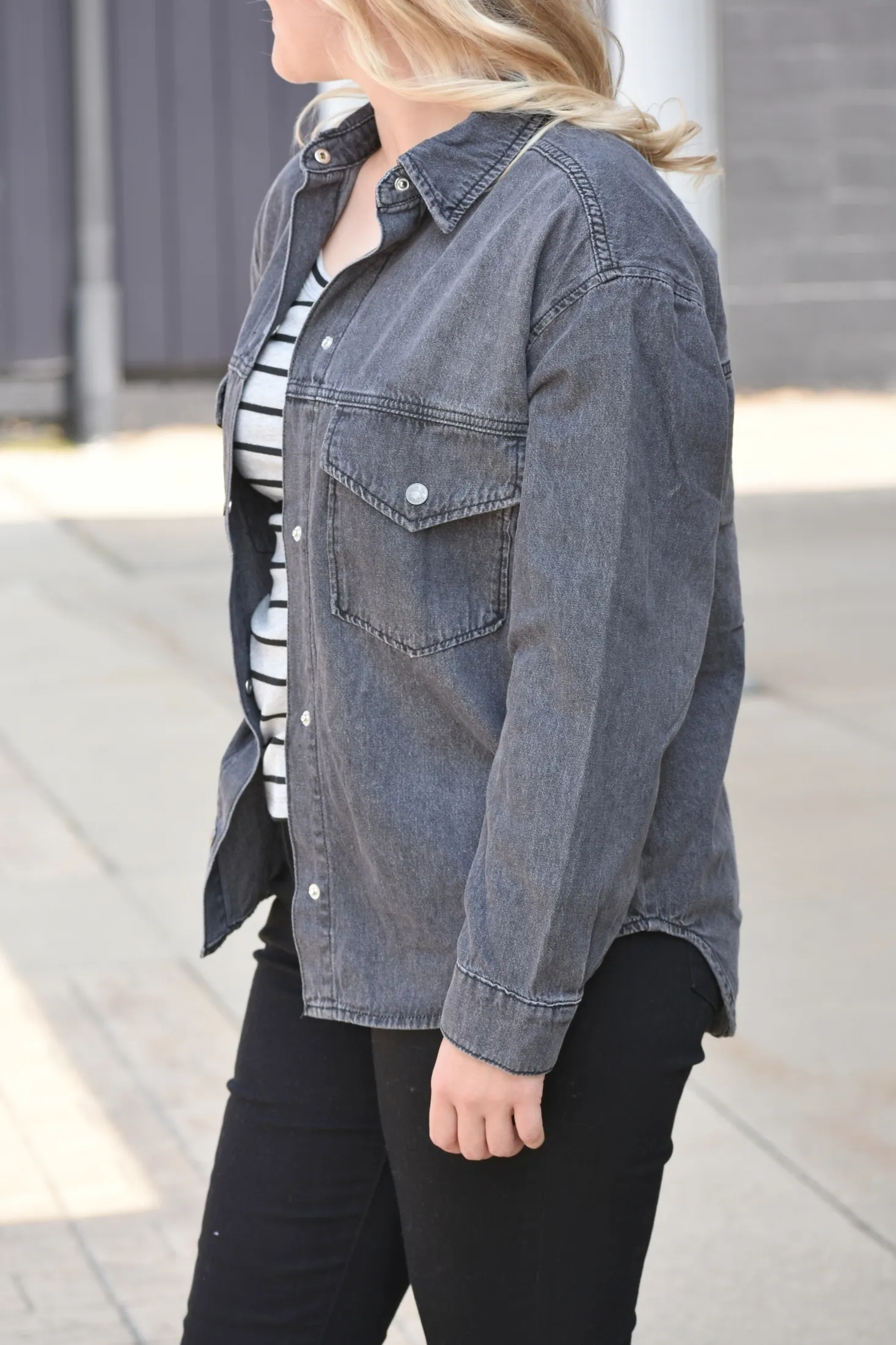 Riga Oversized Denim Shacket