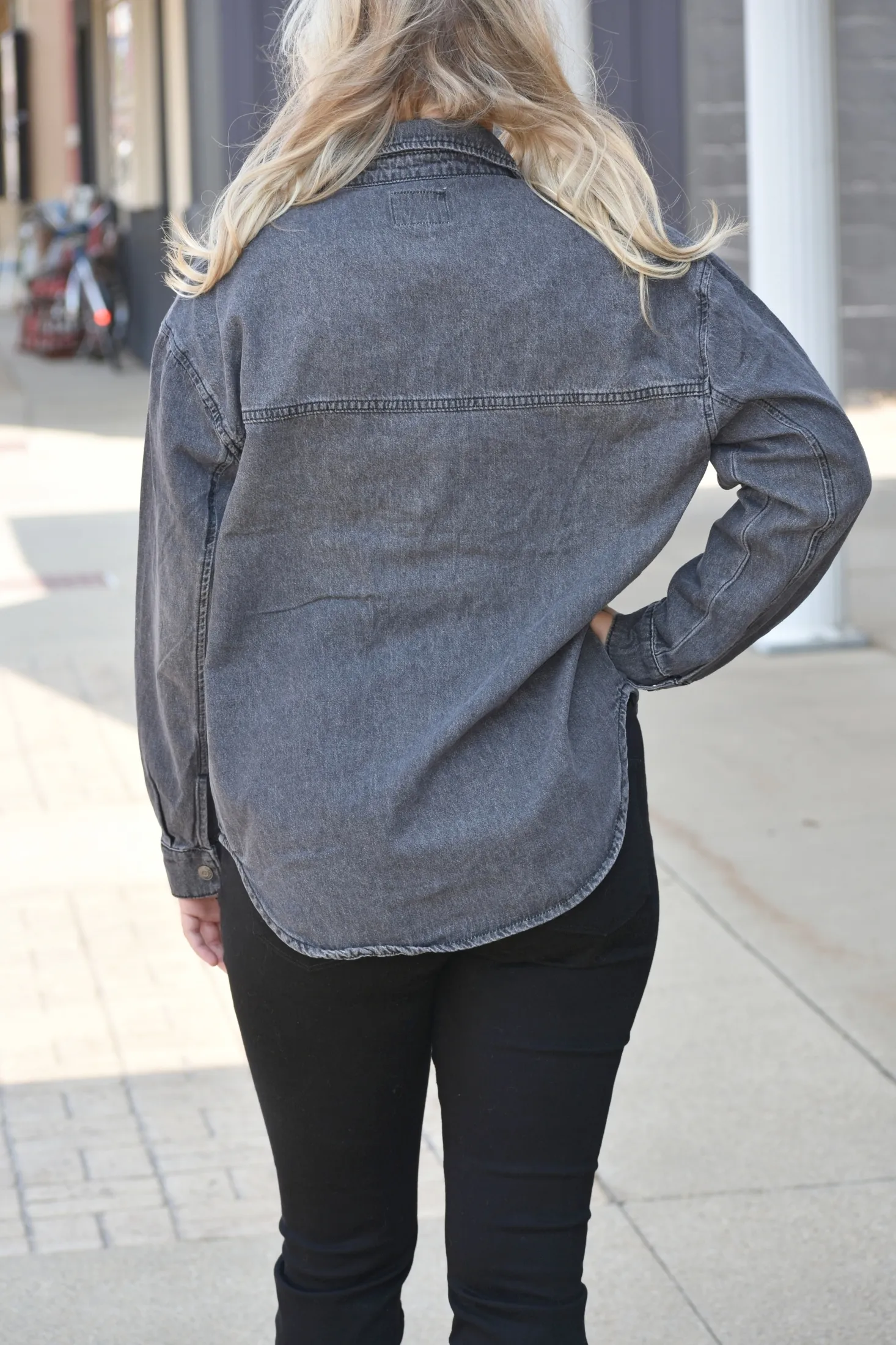 Riga Oversized Denim Shacket