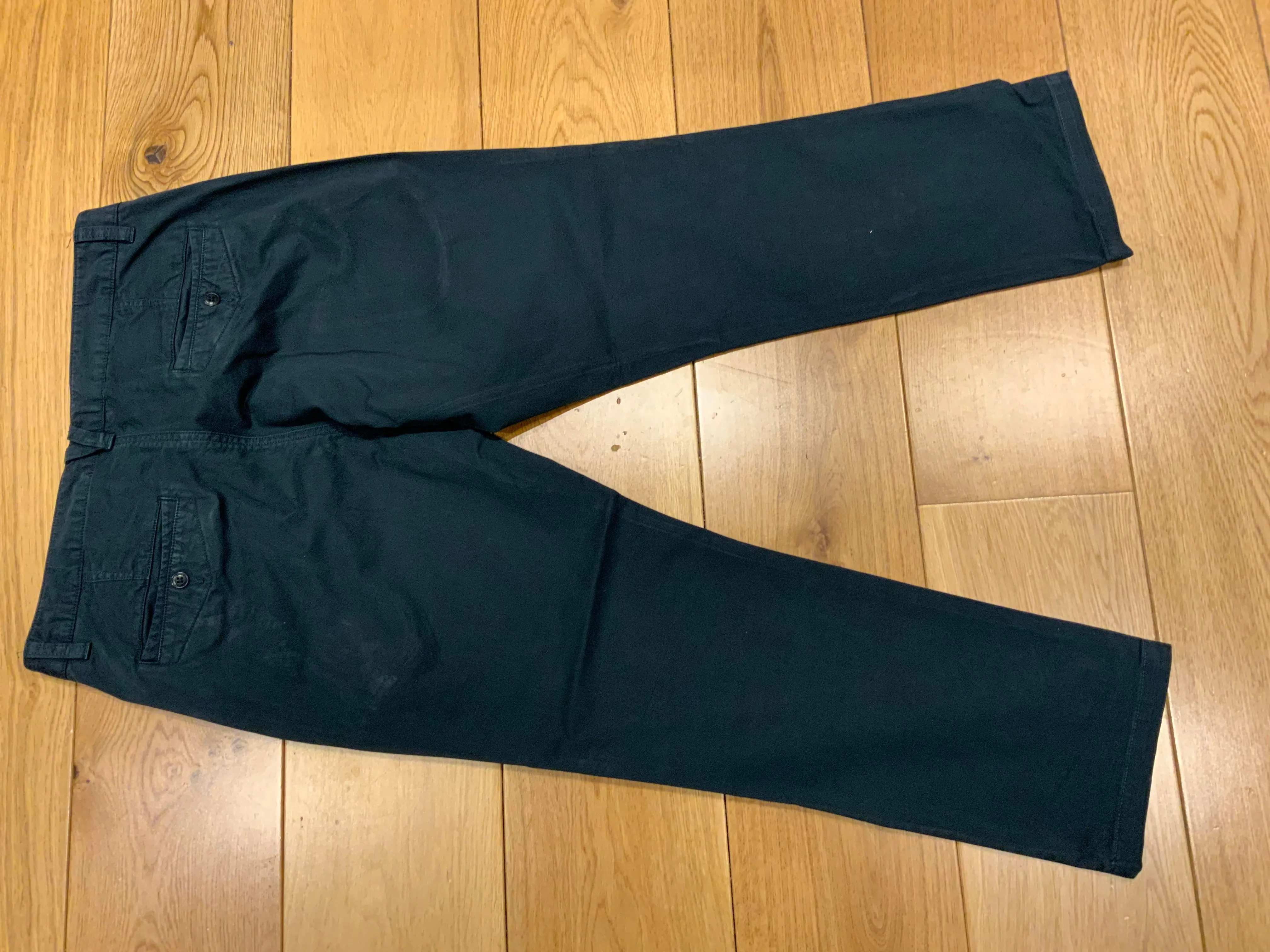 Scalpers Men's Navy Chinos TROUSERS - Trousers Pants Size EU 46 US 36 men