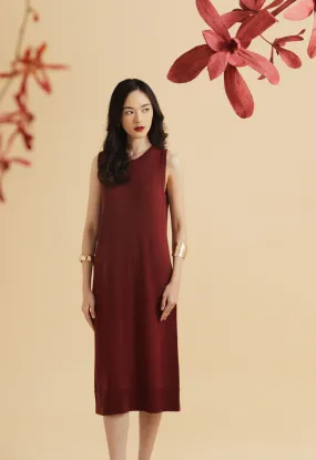Sleeveless Midi Knit Dress