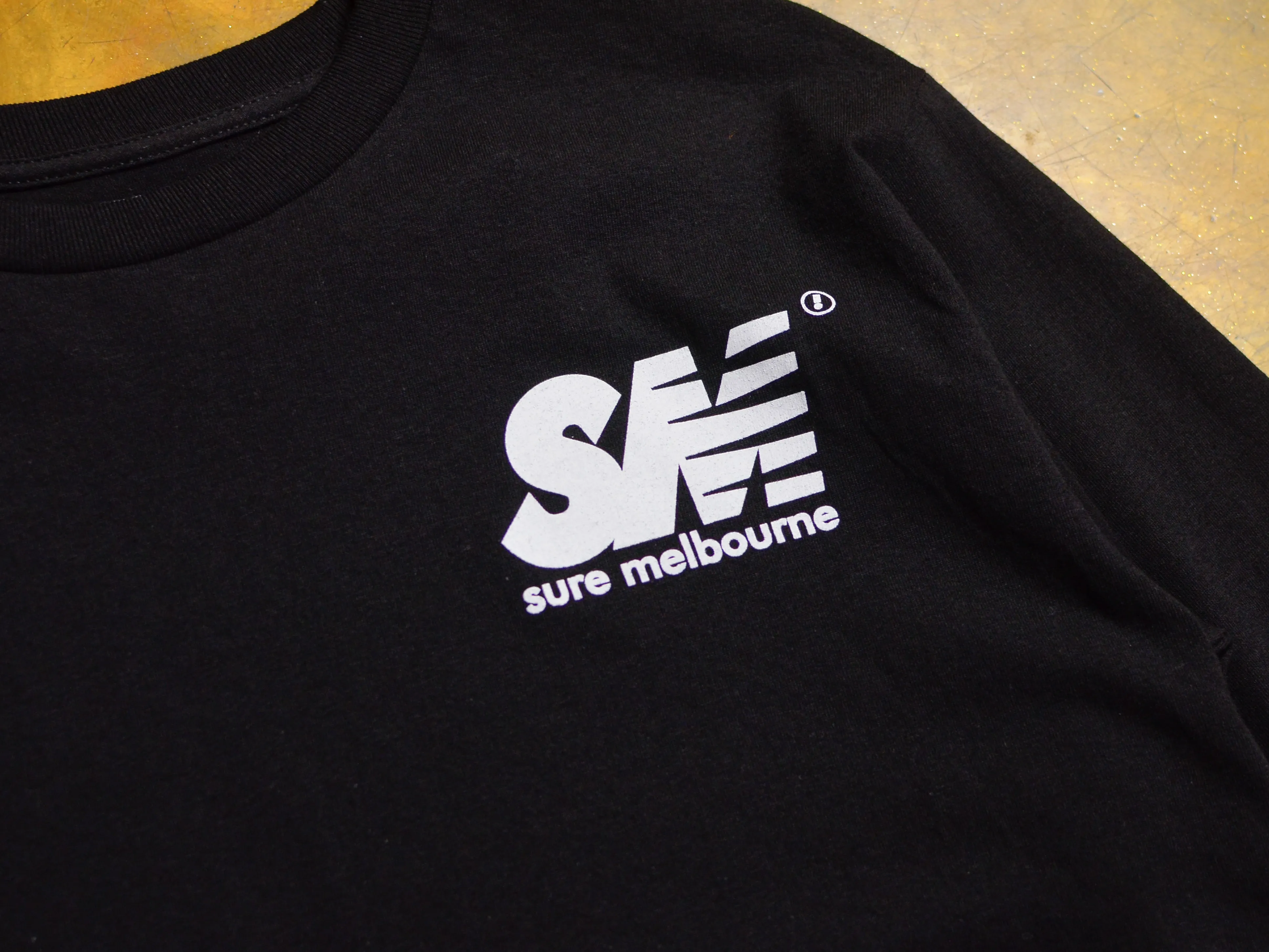 SM Long Sleeve T-Shirt - Black / White