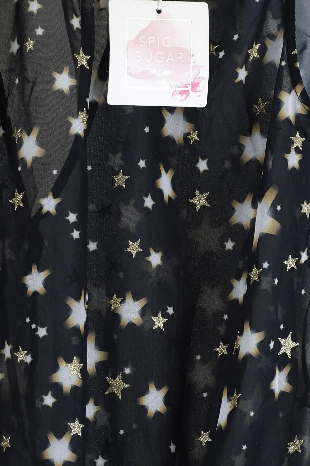 Spicy Sugar Black And Gold Bodysuit 10