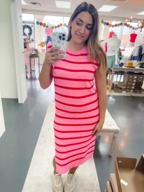 Summer Love Striped Knit Dress