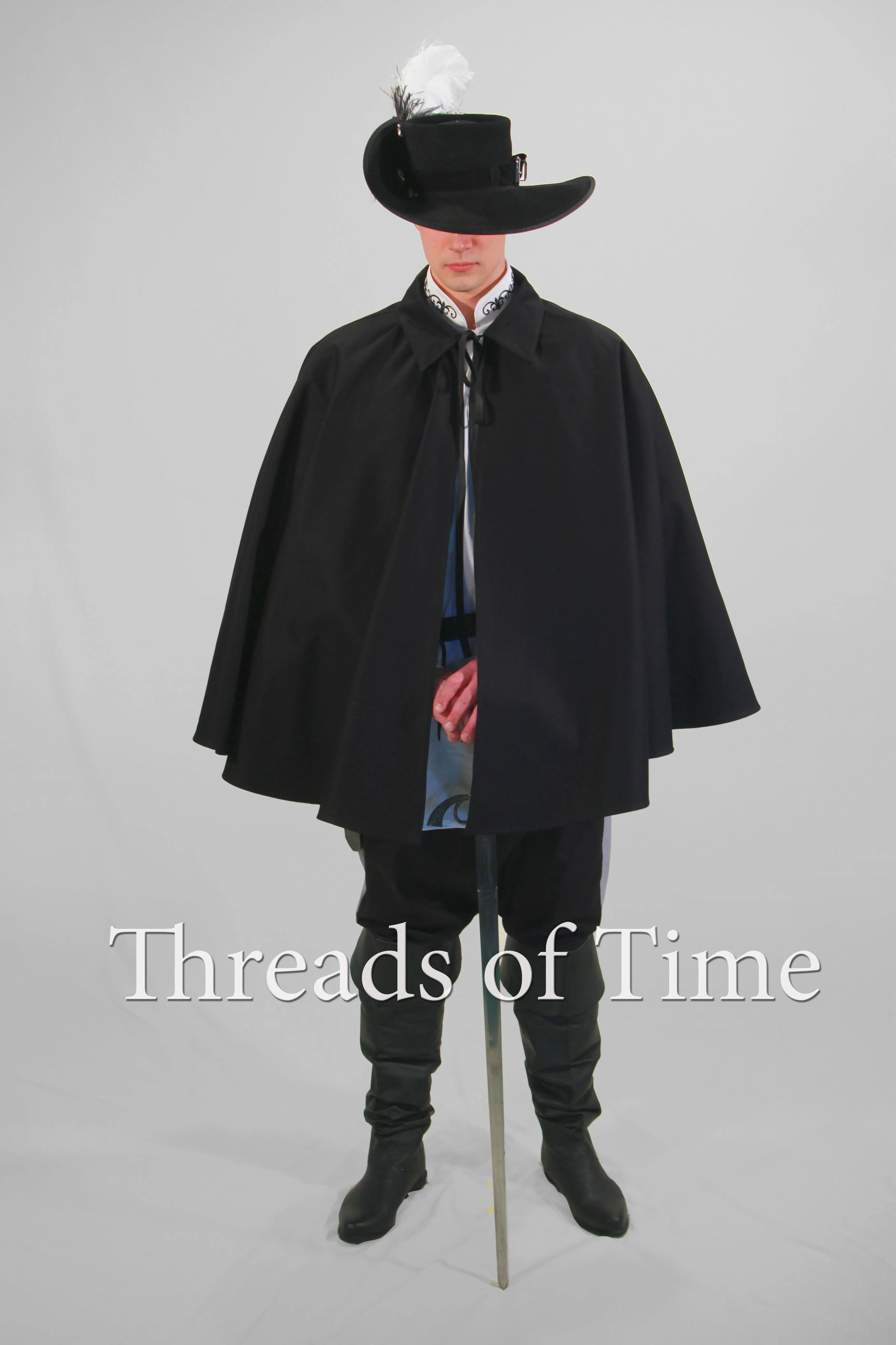 Swordsman Cape - Short Cape - Half Shoulder Cape