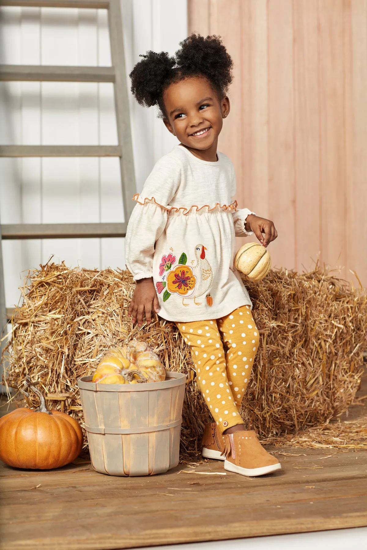 Thanksgiving Turkey Tunic & Legging Set | 24M/2T or 4T