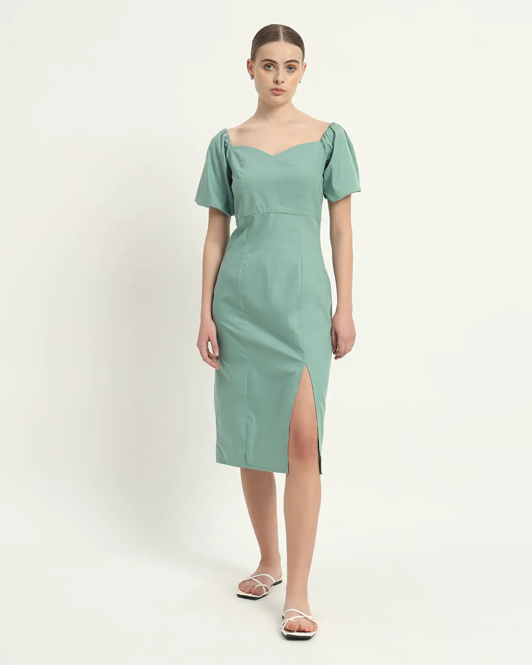 The Erwin Mint Cotton Dress