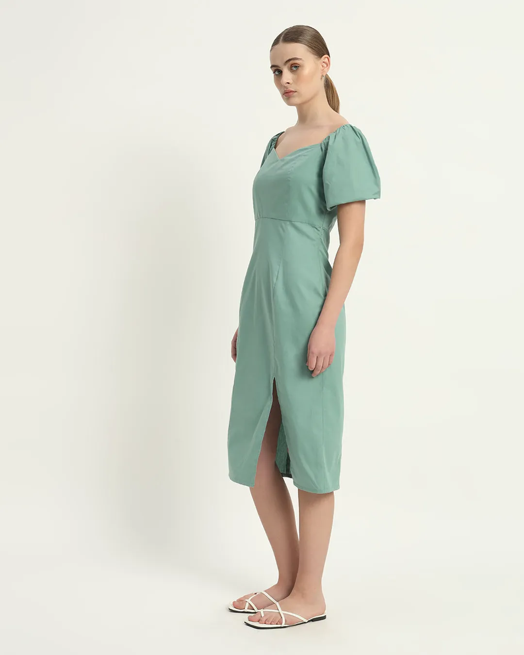 The Erwin Mint Cotton Dress