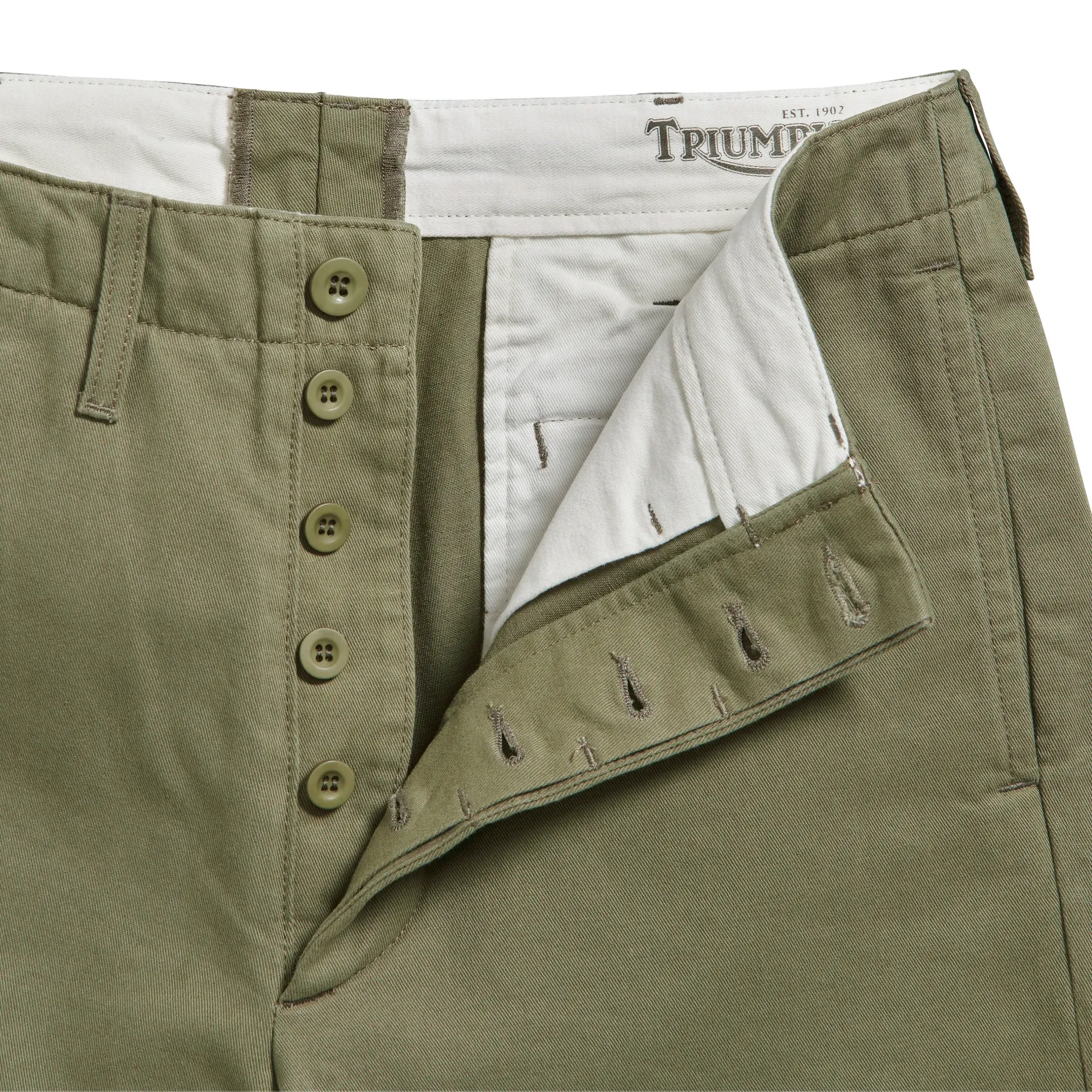 Triumph - Officer Chinos - Olive Green
