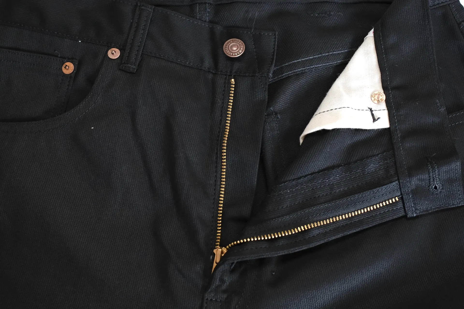 Warehouse 12oz Lot.1096 Selvage Pique Pants (Black)