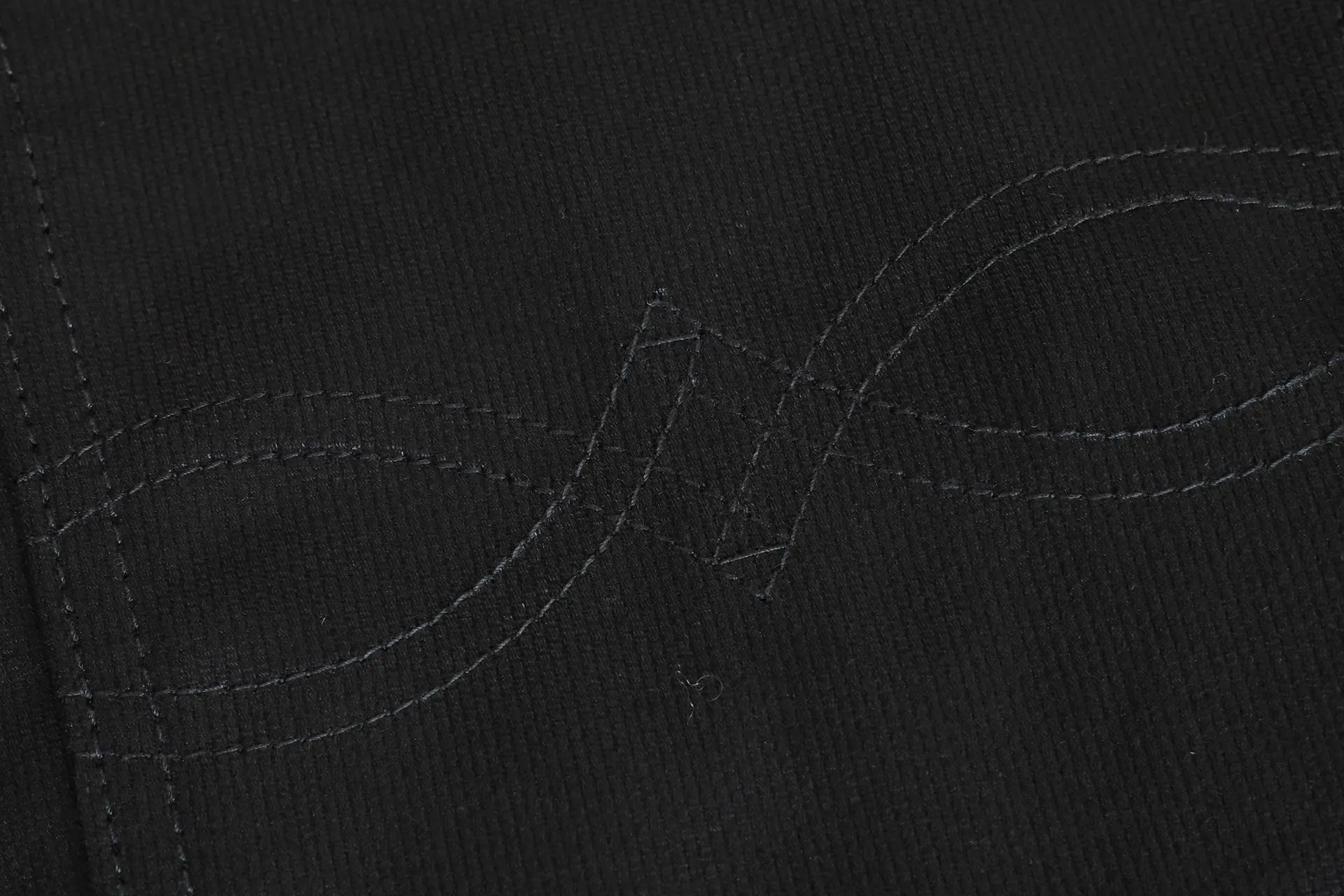 Warehouse 12oz Lot.1096 Selvage Pique Pants (Black)