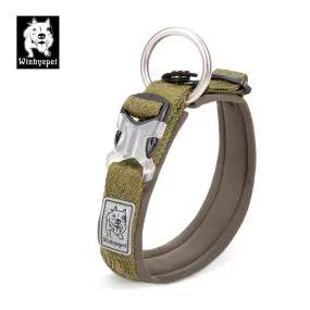 Whinhyepet Dog Collar army green -L