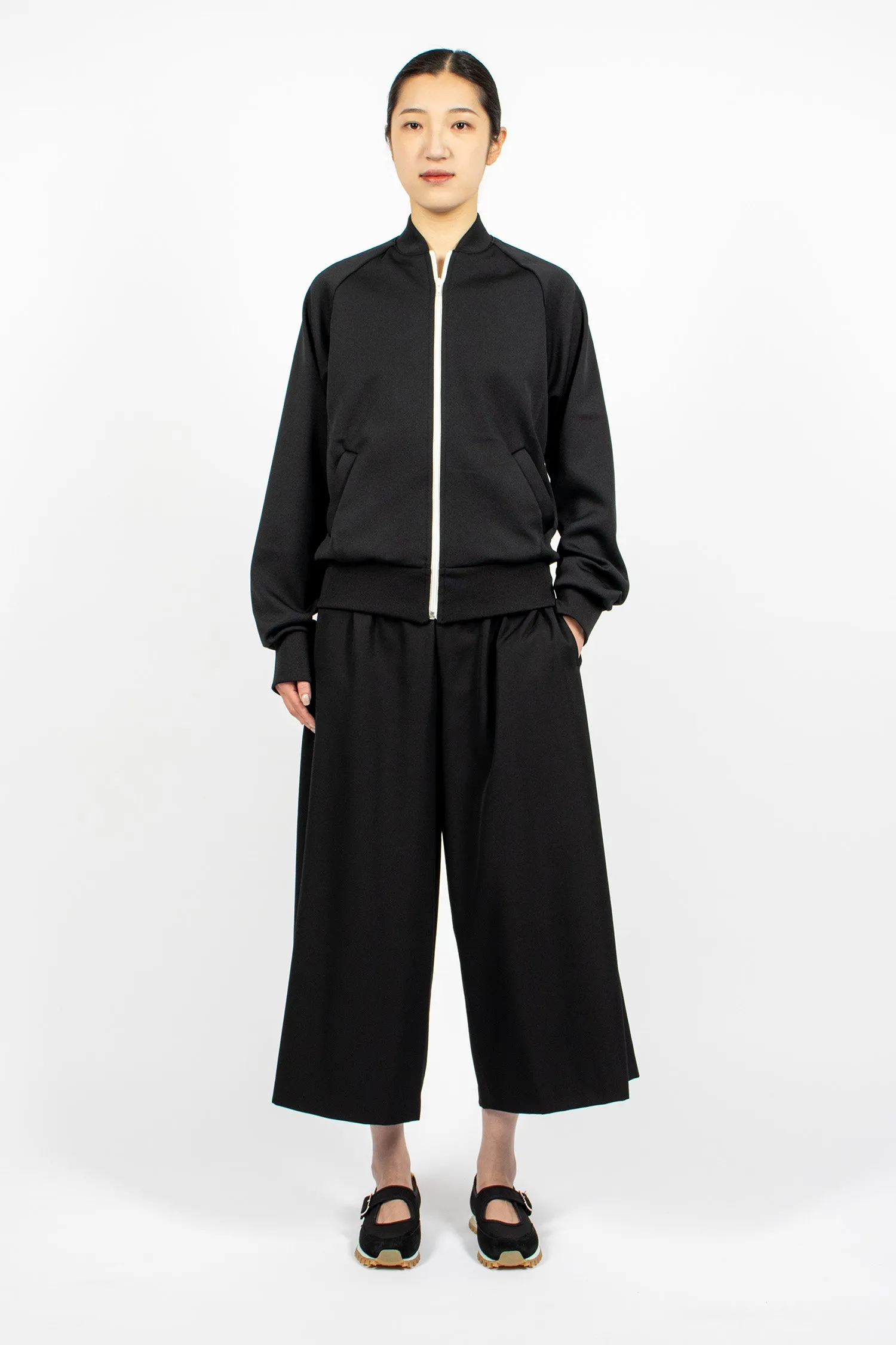 Zip-Up Jacket Black